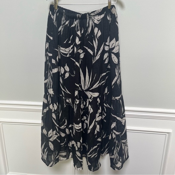 Banana Republic Fino Ramie Linen Maxi Skirt L - Picture 2 of 8